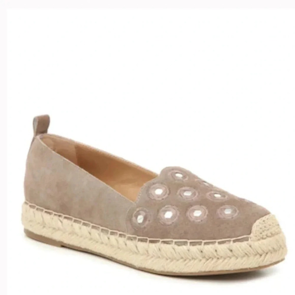 Crown Vintage Leather Casual Espadrilles in NeutralTaupe - Size 8.5 - Picture 1 of 10